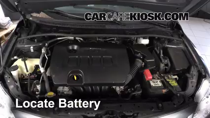 Battery Replacement: 2009-2013 Toyota Corolla - 2012 Toyota Corolla LE ...
